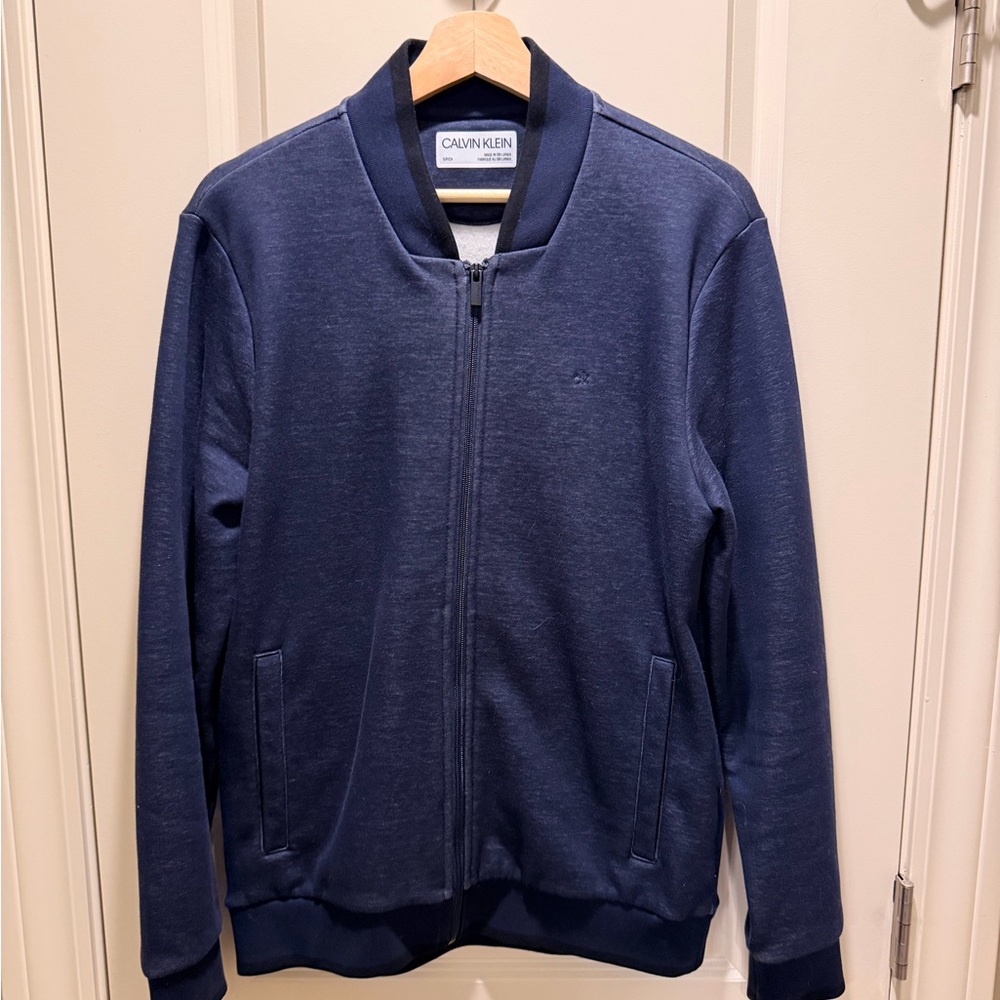Calvin Klein Men's Navy Bomber Jacket